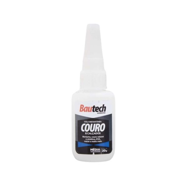 Adesivo Instantâneo para Couro 20g Bautech