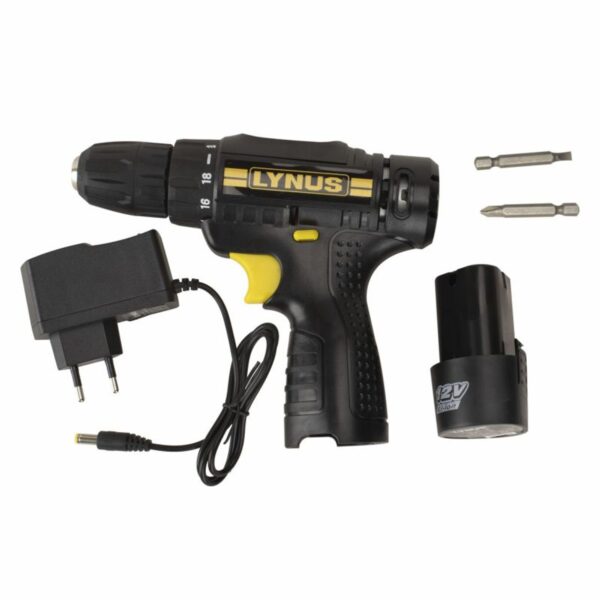 Furadeira Parafusadeira Tipo Palito 3/8" 12V 1 Bateria PFL-12P Lynus