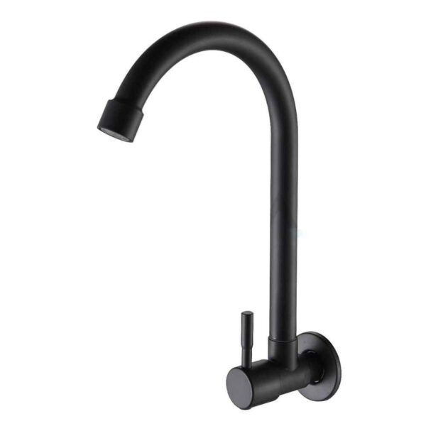 Torneira para Cozinha Parede 1/4V Bica Média 23cm
