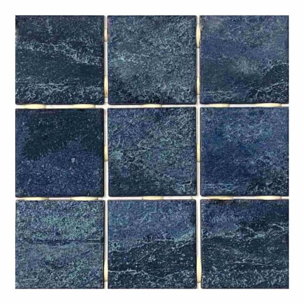 Revestimento Sancho Blue Bold Brilhante Azul 10x10cm 2,07m2
