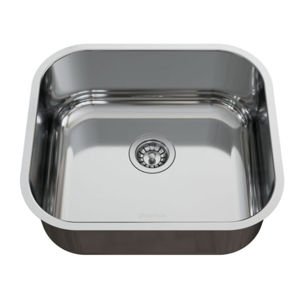 Cuba de Embutir Quadrada Aço Inox Polido N3 Gheplus