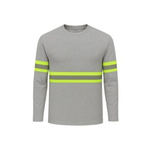 Camiseta Manga Longa Poliéster Refletiva Cinza Tockformes