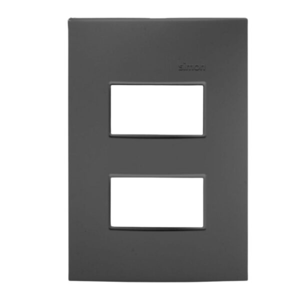 Placa 2 Postos 4x2 com Suporte Line Simon 30