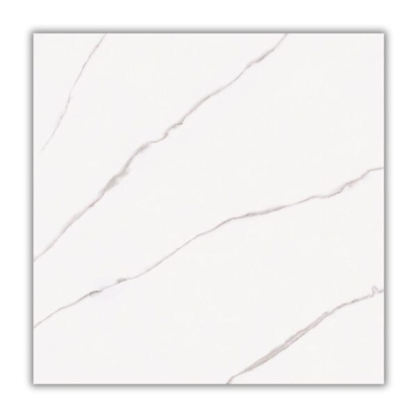 Porcelanato Carrara Retificado Polido Branco 53x53cm 2,28m2