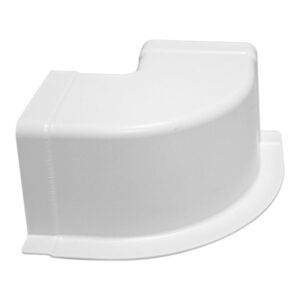 Canaleta Curva 90 Graus em PVC Okity