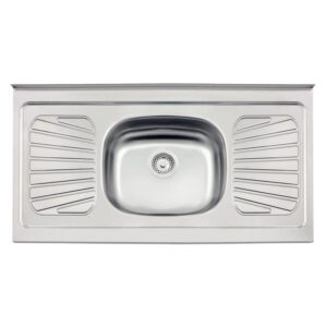 Pia para Cozinha Aço Inox Raggi com Válvula 150x52cm Tramontina