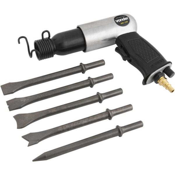 Martelete Rebarbador Pneumático 3/8"(10mm) + 5 acessórios MR190 Vonder