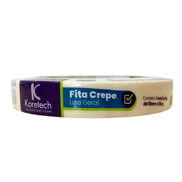 Fita Crepe Branca Uso Geral Koretech