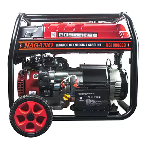 Gerador a Gasolina 9 KVA 4T 60HZ Partida Elétrica 110/220 V Motor 16HP - NG10000E3