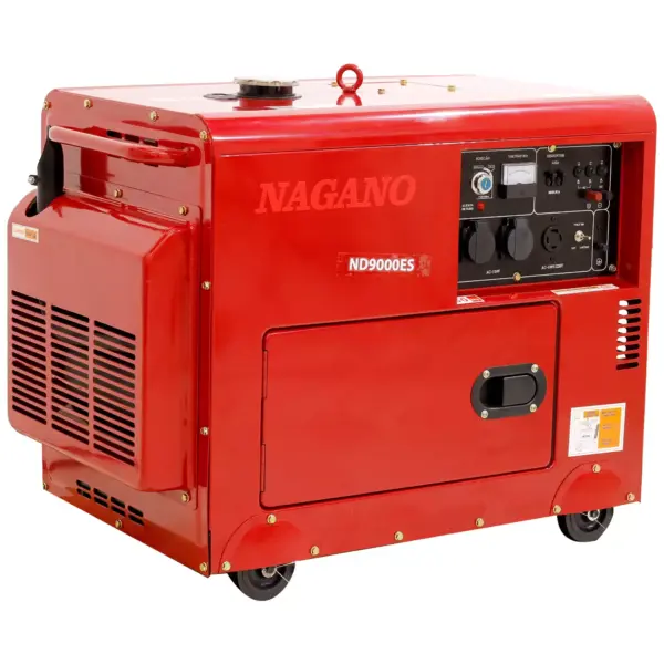 Gerador de Energia a Diesel Silenciado Monofasico 8kva 110-220v Partida Elétrica 60hz - ND9000ES