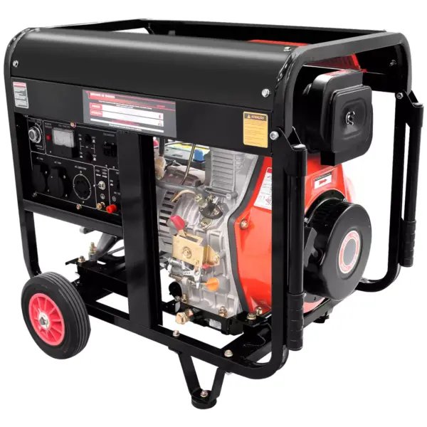 Gerador de Energia a Diesel 7kva Monofásico 110v/220v Partida Elétrica