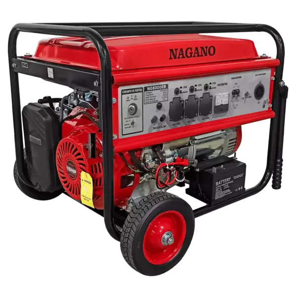 Gerador de Energia 8.2kva Gasolina Partida Elétrica 110v/220v 15hp Monofásico