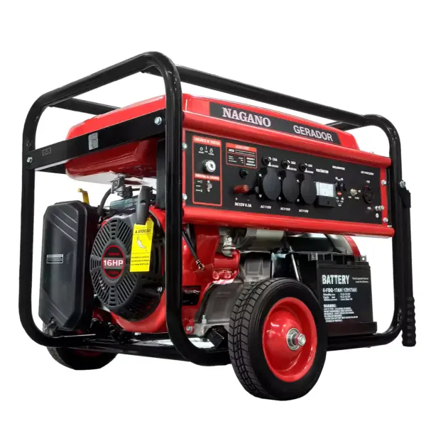 Gerador de Energia 9kva a Gasolina Monofásico 110v/220v Partida Elétrica