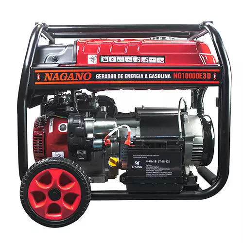 Gerador a Gasolina 9 KVA 60HZ Partida Elétrica 220/380 V Motor 16HP 192FB - NG10000E3D