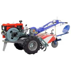 Micro Trator Motocultivador Diesel com Enxada Rotativa 16.5 hp P. Elétrica com radiador Tipo Tobata