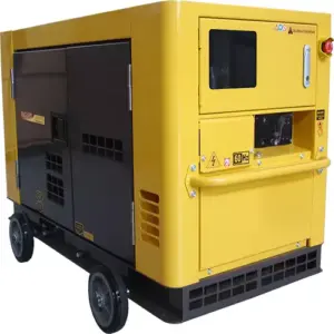 Gerador de Energia a Diesel Monofásico Silenciado 19 kva 110/220v partida elétrica - NDE19STA