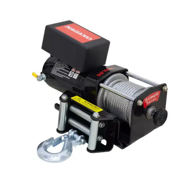 Guincho Elétrico 3000LB 1361 KG 12v para Quadriciclo Jipe Troller
