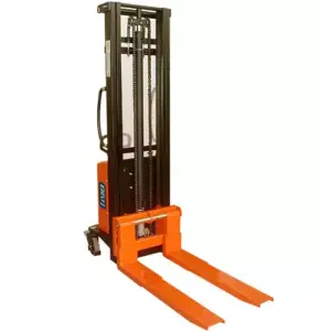 Empilhadeira semi-elétrica com elevação de 2,5 metros capacidade de 1000 kg - NSPN1025