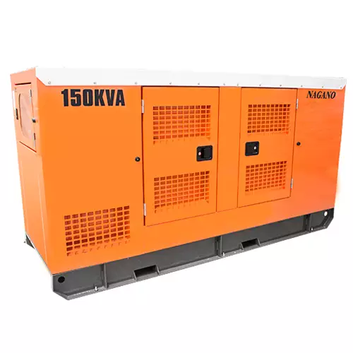 Gerador de Energia a Diesel, trifásico, partida elétrica silenciado, 150 kva, motor nagano 60hz, 110/220 V