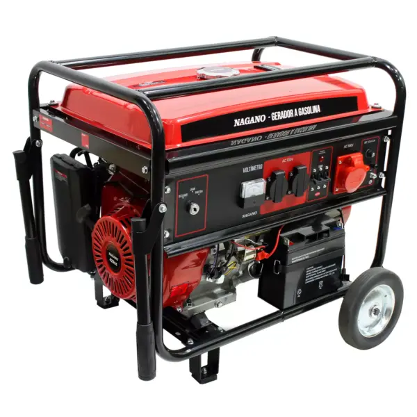 Gerador de Energia a Gasolina Trifásico 8kva 220-380v Partida Elétrica