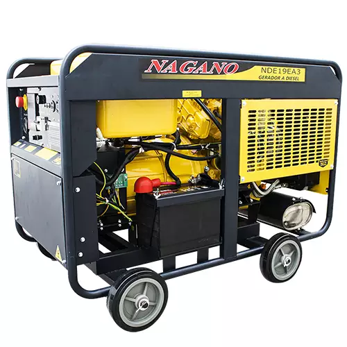 Gerador de Energia a Diesel, Monofásico 110/220v, 19 kva, Partida elétrica - NDE19EA