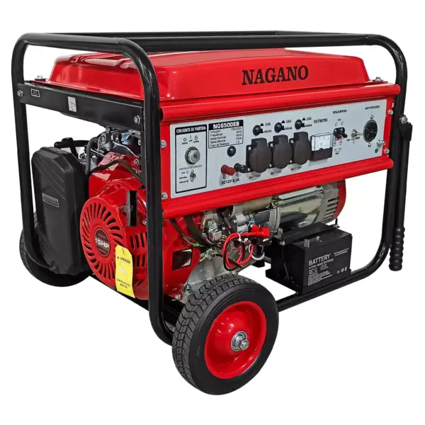 Gerador de Energia 7kva Gasolina Partida Elétrica 110v/220v 15hp Monofásico