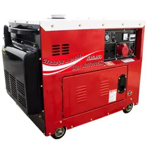 Gerador de Energia a Diesel, Trifásico 110v/220v, Silenciado, 6.0 kva, Partida elétrica - ND7000ES3