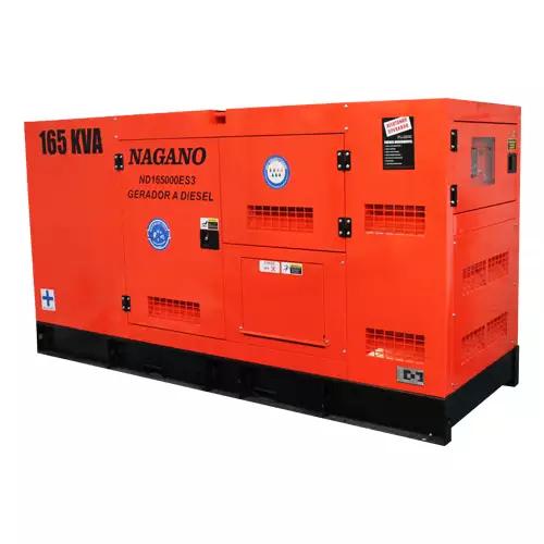 Gerador a Diesel 165 kva Trifásico 110/220v Silenciado - ND165000ES3