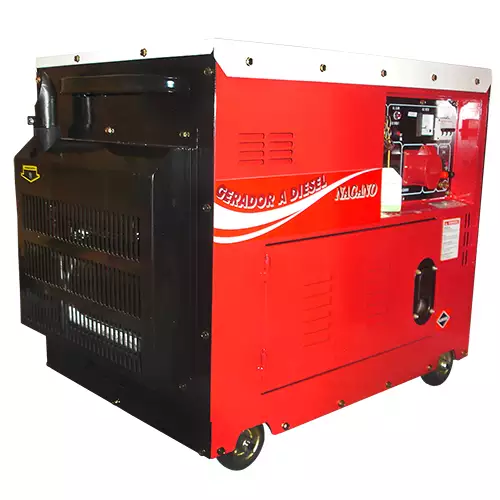 Gerador de Energia a Diesel Monofásico Silenciado cabinado 6.0 kva partida elétrica 110/220v - ND7000ES