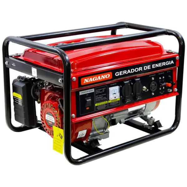 Gerador de Energia a Gasolina 3,6kva Monofásico 110v/220v 4 Tempos