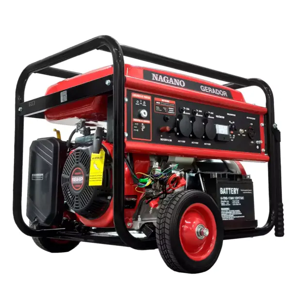 Gerador de Energia 10kva a Gasolina Monofásico 110v/220v Partida Elétrica