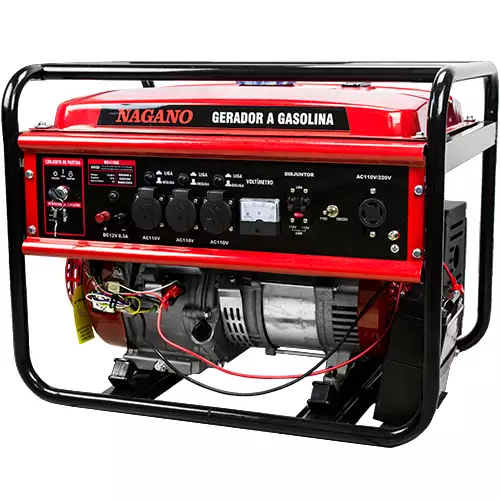 Gerador de Energia a Gasolina 4,4 KVA Monofásico Partida Elétrica - NG4100E