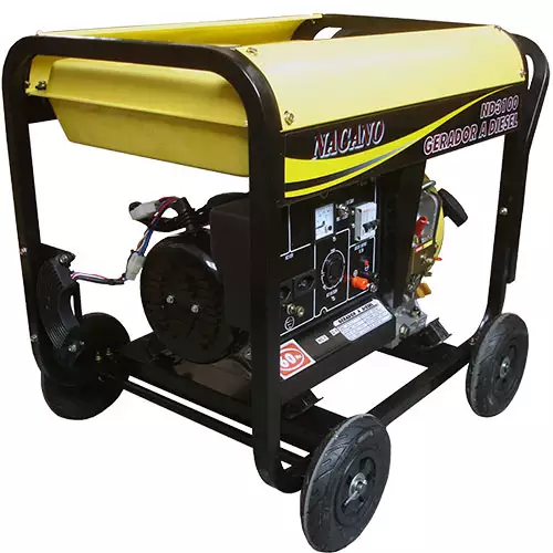 Gerador de Energia a Diesel Monofásico 3 kva partida manual - ND3100 110v/220v