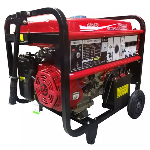 Gerador de Energia a Gasolina 4 tempos Trifásico 8 kva partida elétrica 220/380v - NG8000E3D