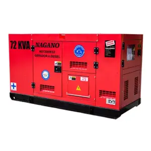 Gerador de Energia a diesel 72 KVA trifásico 110/220v Silenciado - ND72000ES3