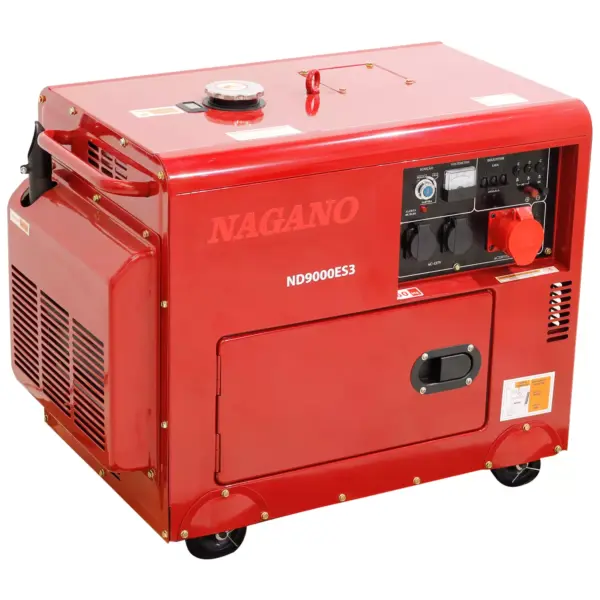Gerador de Energia a Diesel Silenciado Trifásico 8kva 110-220v Partida Elétrica 60hz - ND9000ES3