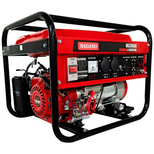 Gerador de Energia 3.8kva Gasolina 110v/220v 7hp Monofásico