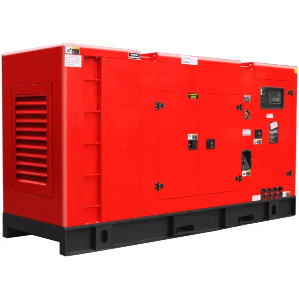 Gerador de Energia a Diesel Trifásico 300kva 110-220v Silenciado Partida Elétrica com QTA