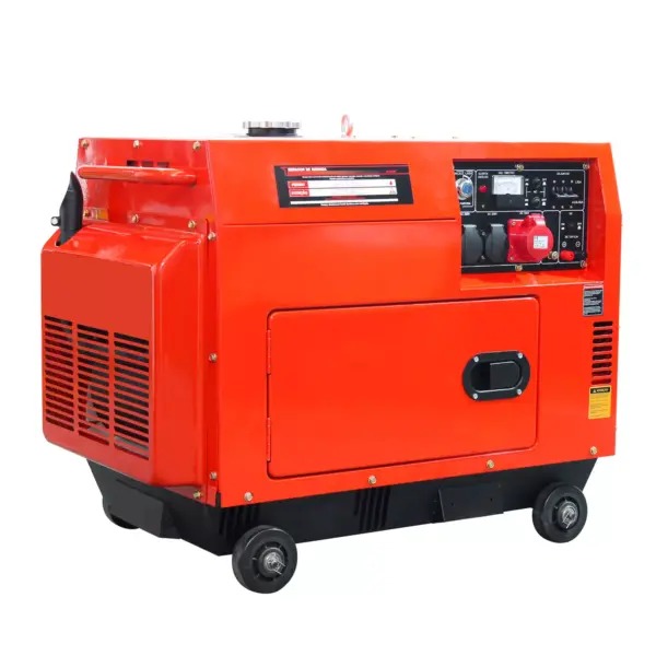 Gerador de Energia a Diesel 8kva Trifásico 110v/220v Partida Elétrica Silenciado