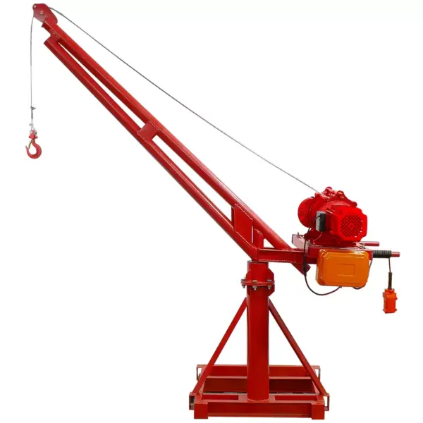 Mini Grua Guindaste 300kg 30m para Obras Trifásico