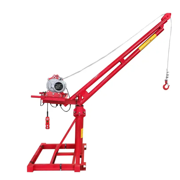 Mini Grua Guindaste 400kg 30m para Obras Trifásico