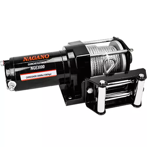Guincho Elétrico 12V 3000LBS 1360 Kg - NGE3000
