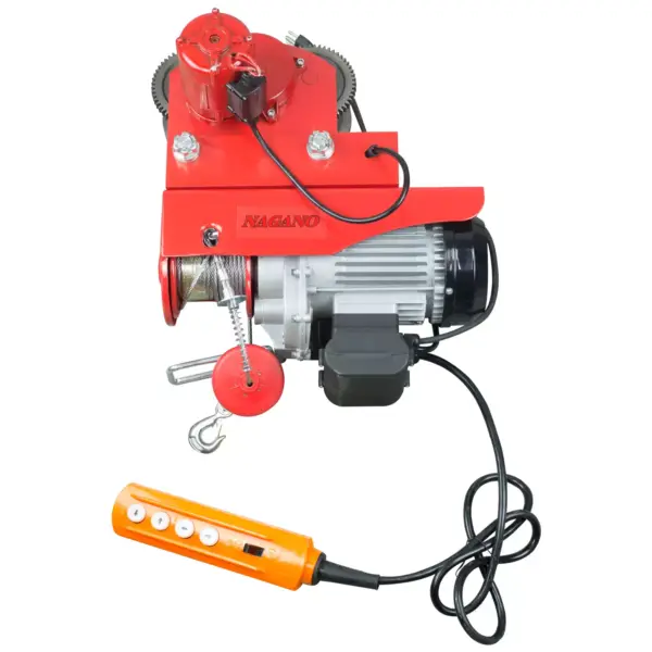 Talha Guincho Elétrico 6/12m 300/600kg com Trolley Elétrico 1200w-220v/60hz - NGE6002D