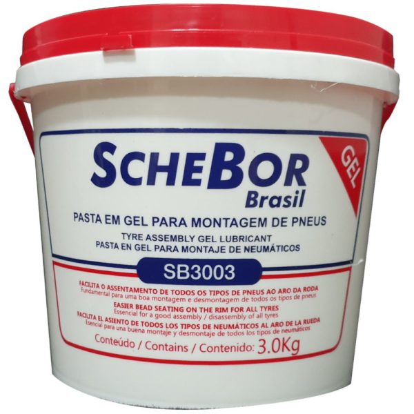 Balde de Pasta em Gel para Montagem e Desmontagem de Pneus 3kg SCHEBOR-SB3003