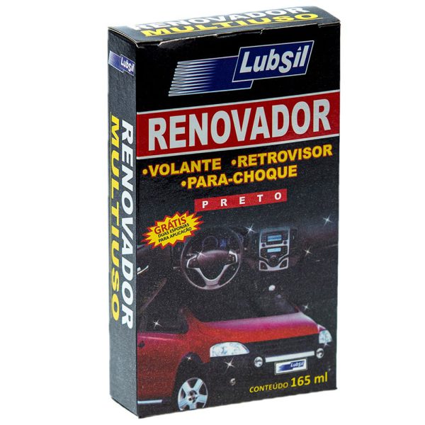 Renovador Multiuso de Para-Choques Preto 165ml LUBSIL-0093-3