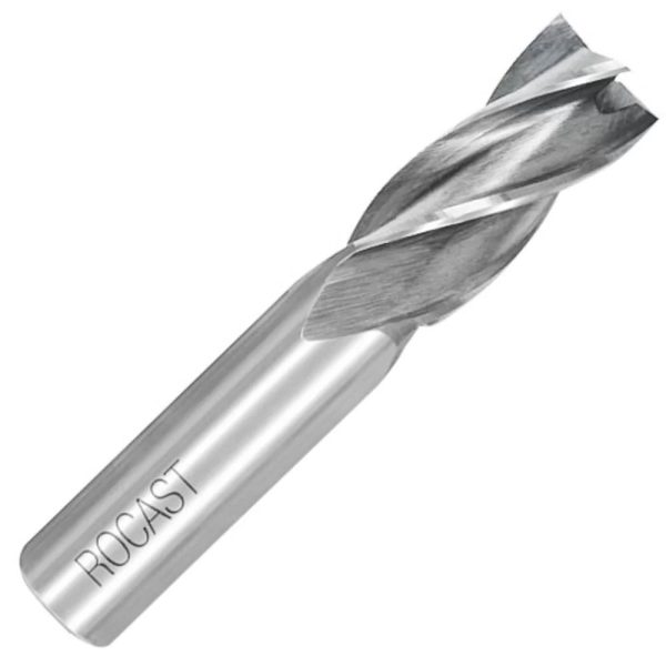 Fresa Topo 4 Cortes Haste Cilíndrica DIN 844AN em Aço Rápido 6mm ROCAST-18001