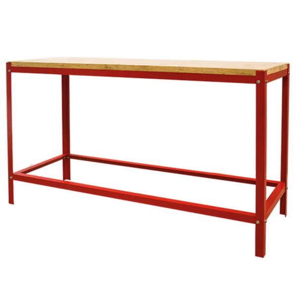 Bancada Aberta Multiuso 2000 x 596 x 875 mm com Prateleira METALCAVA-19027