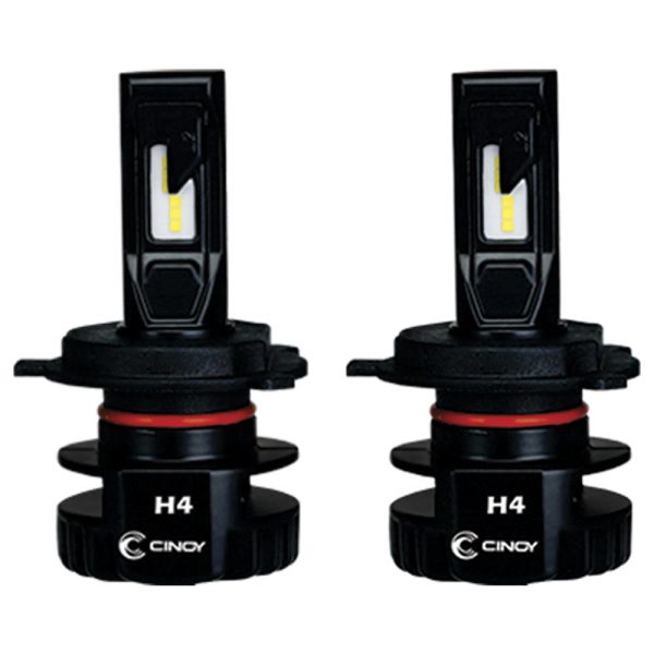 Par de Lâmpadas Automotiva Super LED Plus H4 32W 6.500K CINOY-YN-LSH4P