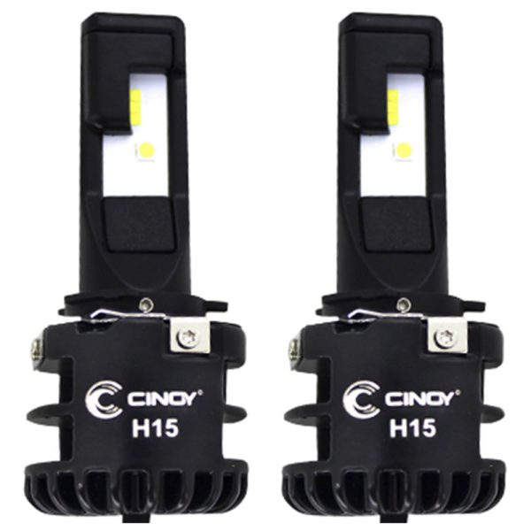 Par de Lâmpadas Automotiva Super LED Plus H15 32W 6.500K CINOY-YN-LSH15P