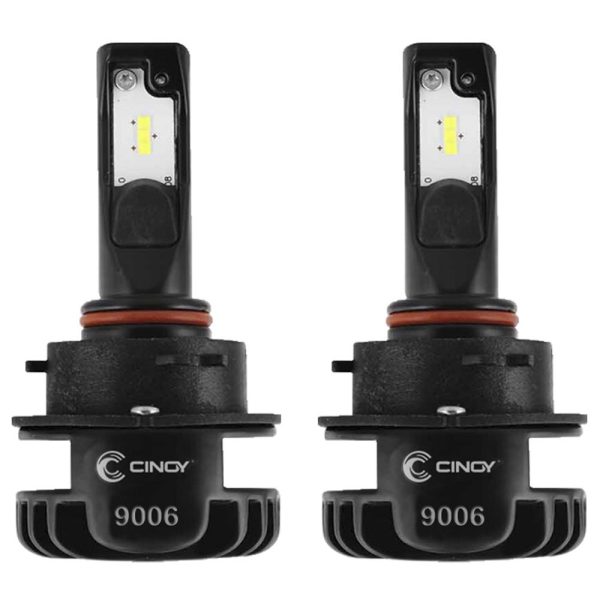 Par de Lâmpadas Automotiva Super LED Plus HB3 e HB4 32W 6.500K CINOY-YN-LS9006P